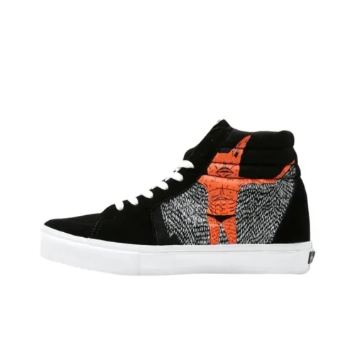 Vans SK8 HI Высокие Кроссовки для Скейтбординга Унисекс Черные