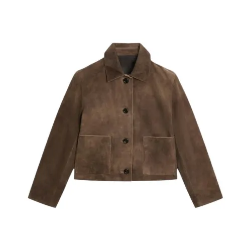 Massimo Dutti Кожа Куртка Женская