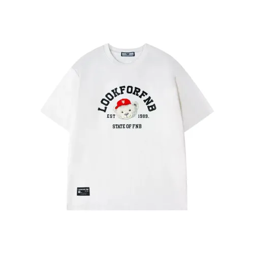 FNB Белый Мужской T-Рубашки