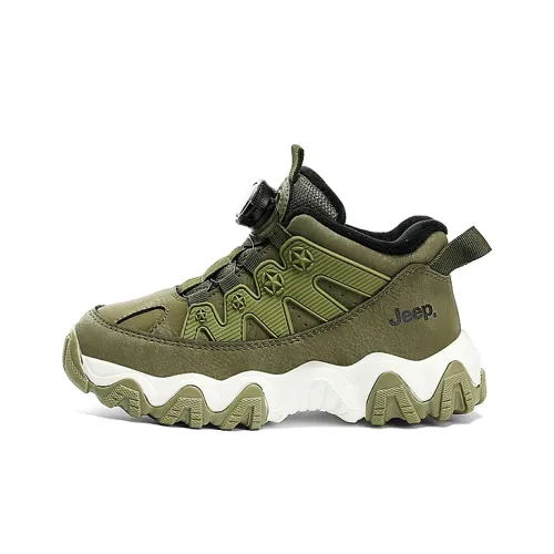 JEEP Термический Износостойкий Низкий Топ Детская Беговая Обувь Подростки