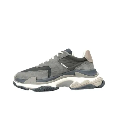 Balenciaga Triple S Low Топ Повседневная обувь Мужская Серый