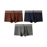 3 пачки [Темно-коричневый + Синий + Темно-серый]