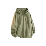 [Тяжелый полиэстер-хлопок] Серо-зеленый цвет с узором в горошек (B Улыбающееся веночное лого на груди)