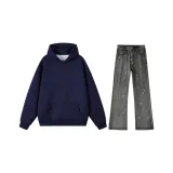 Повседневная спортивная одежда (темно-синий + светло-серый)