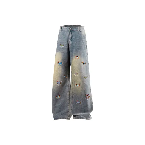 GOGIU Унисекс Джинсы