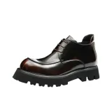 Коричневый, меховая подкладка