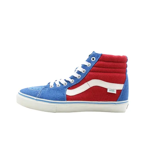 Vans SK8 HI Высокие Кроссовки для Скейтбординга Унисекс Красные Синие