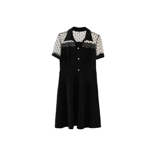 LSVE Короткий рукав Платье Женское