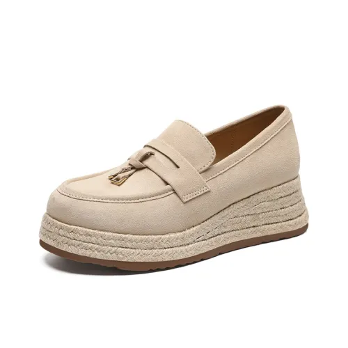 ZHR Лоферы Абрикос Женские