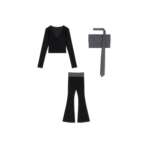 Nathania Черный Женские Повседневные Костюмы