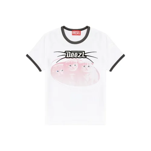 DIESEL Белые Женские T-рубашки