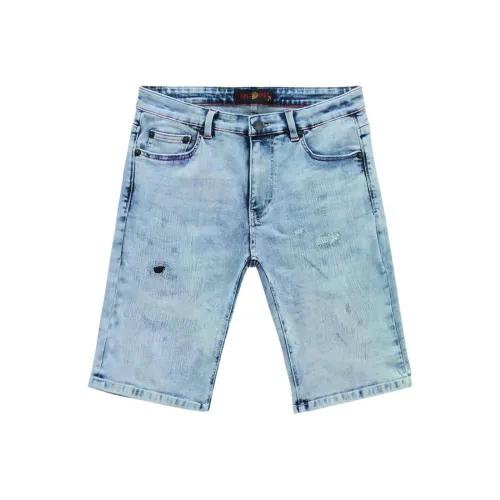 ONIARAI Blue Men's Denim Shorts ONIARAI Синий Мужские Джинсовые Шорты