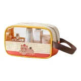 Макияж и косметичка - Желтая клетка Медведь