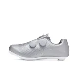 Серебряная обувь для шоссе с замком