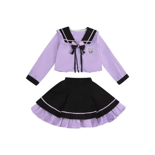 Детский Meter Женский Преппи стиль Комплекты одежды