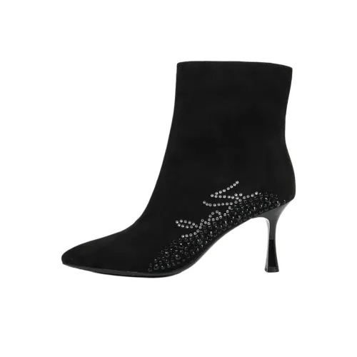 Ботильоны Karl Lagerfeld Sienna 8 см женские черные