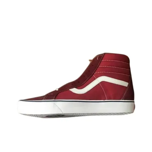 Vans Sk8 Hi Высокие Кроссовки для Скейтбординга Унисекс Красные