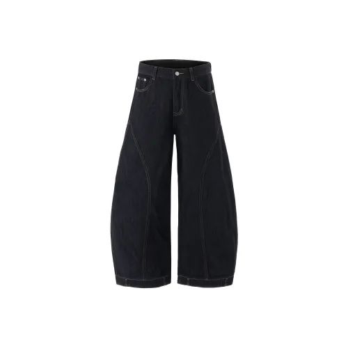 MISS FLY Черные Унисекс Джинсы