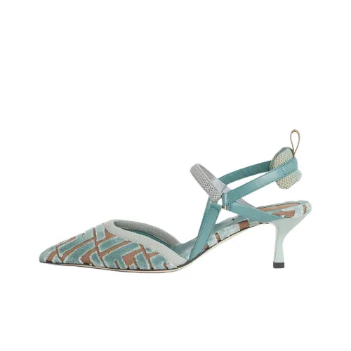 FENDI Colibrì Lite Узкий каблук Высокие каблуки 5,5 см Женские Синий