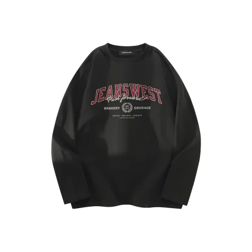 JEANSWEST Длинный рукав Т-рубашка Унисекс