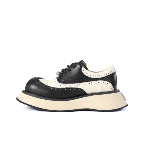 SUFEIDIMAN Повседневные кожаные туфли с низким верхом, черные и бежевые, мужские