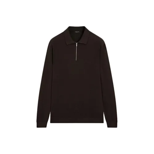 Massimo Dutti Коричневый Мужской Трикотаж