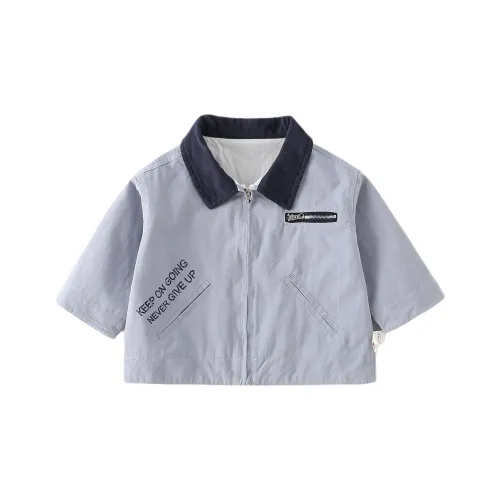 XiaoJinBu Светло-синие топы для младенцев