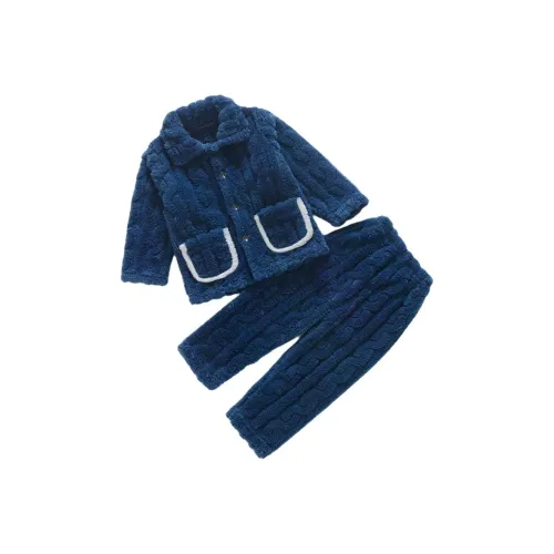 Детский Bejirog Осенний Зимний Детский Фланелевый Утолщенный Комплект Одежды для Мальчиков Зимняя Домашняя Одежда Мальчики Девочки Малыш Флисовая Ночная Рубашка