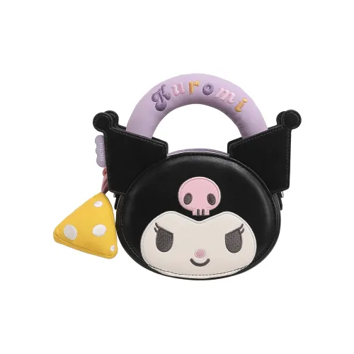 TOUTOU Sanrio Collaboration Kulomi Синтетическая кожа Сумка Обычный Женский Oreo Черный Taro Фиолетовый