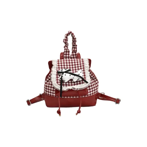 Iman's House ПУ (полиуретан) Рюкзак Стандартный Женский Красный Черный Коричневый