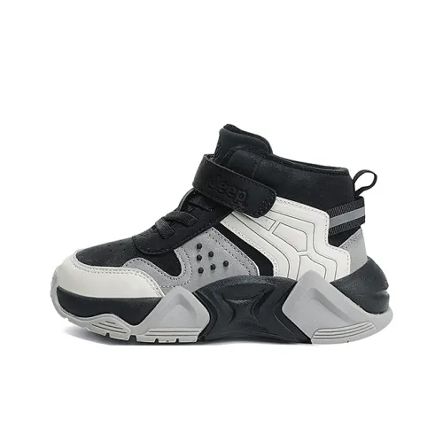 JEEP Термический Износостойкий Противоскользящий Высокий Топ Детская Беговая Обувь Подростки