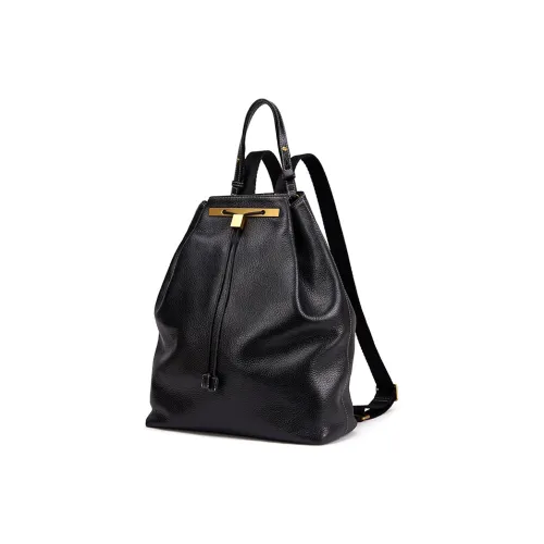 Kaiser Рюкзак из коровьей кожи женский черный