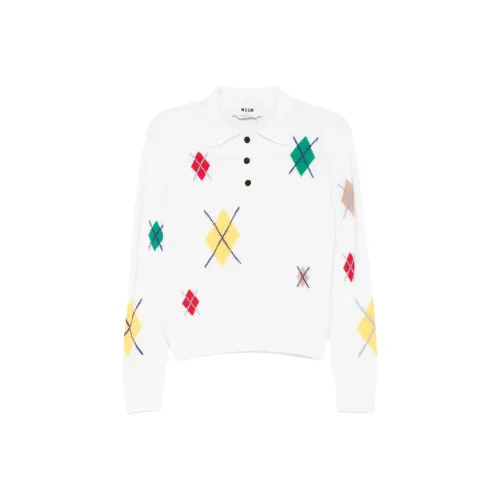 MSGM Белая Женская Поло