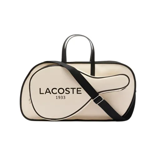 Lacoste Хлопок Board Теннис Сумка Дорожные органайзеры Мужской Бежевый