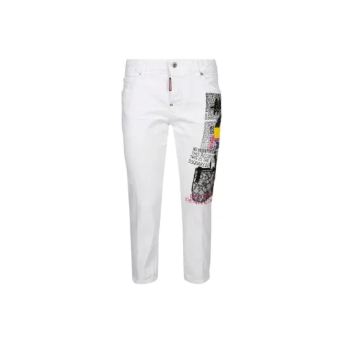 DSQUARED 2 Белые Женские Джинсы