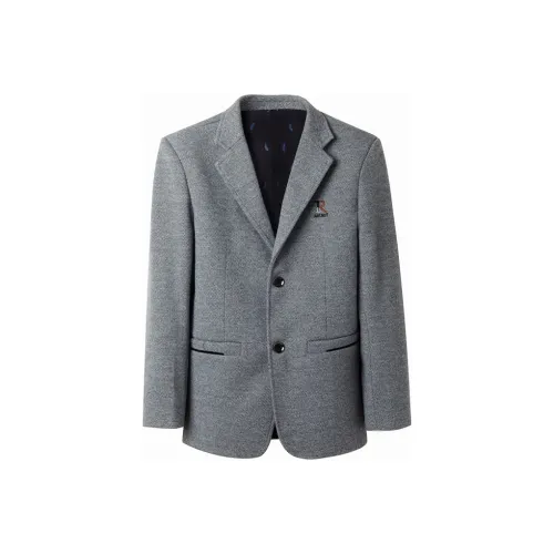 SENJIALUO Light Gray Men's Business Suits SENJIALUO Светло-серый мужской деловой костюм