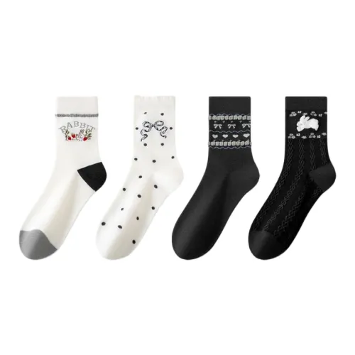 MIIOW Носки Crew Женские упаковка из 4 пар