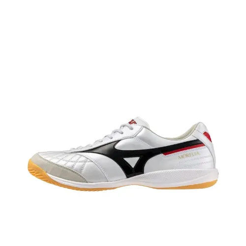 Mizuno MORELIA SALA Износостойкие и Легкие Футбольные бутсы Унисекс Белый Черный