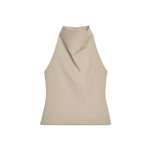 ZARA Светло-коричневые Женские Майки