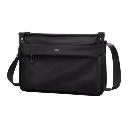 POLO Сумка через плечо из ткани стандартная унисекс черная