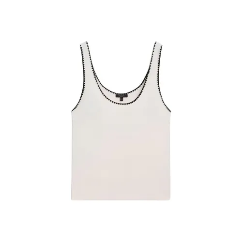 Massimo Dutti Топ на бретелях Женский Белый