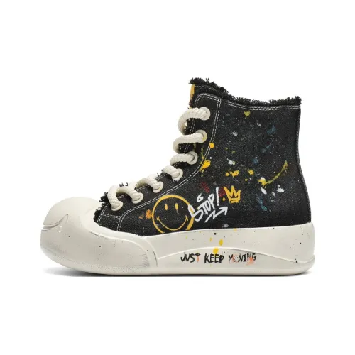 SMILEY x BELLE Высокие кеды женские