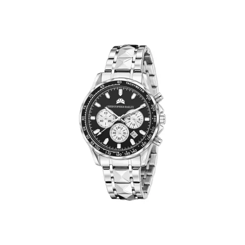 Corriberty Кварцевый механизм нержавеющая сталь ремешок мужские часы черный циферблат