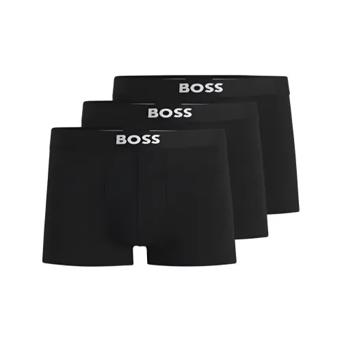 Hugo Boss Трусы Мужские упаковка из 3 штук черного цвета