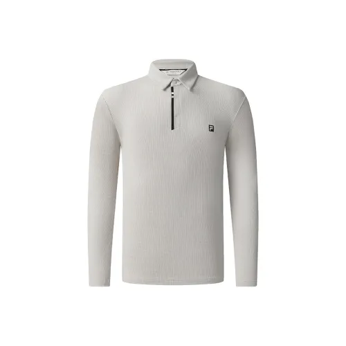 FILA GOLF серия Трикотажная ткань Длинный рукав Поло Мужской