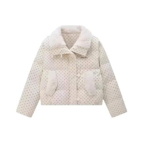 MOONCORE Белый Женские пуховики