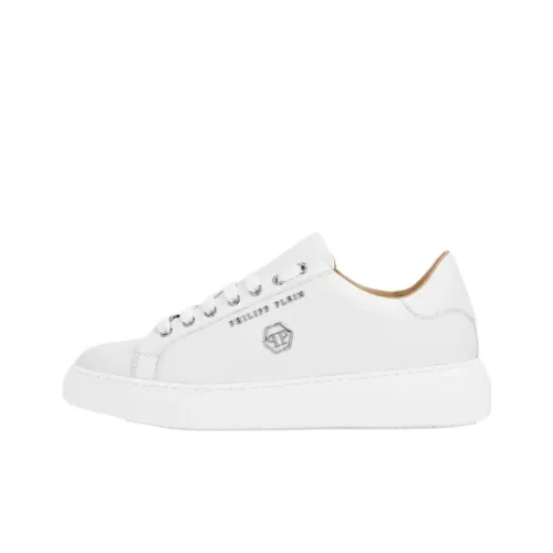 PHILIPP PLEIN Hexagon Low Топ Скейтборд Кроссовки Унисекс Белый