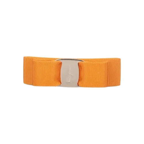 FERRAGAMO Cotton Заколки для волос Женские Orange