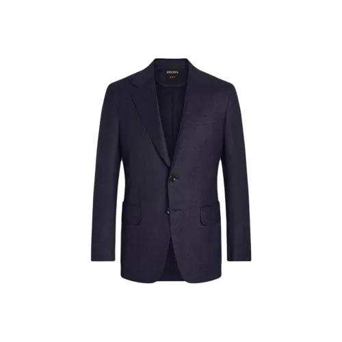 Ermenegildo Zegna Marine Blue Мужские Деловые Костюмы