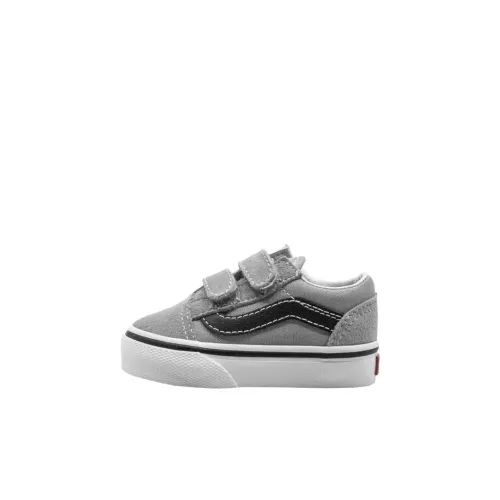 Vans Old Skool V Низкий Топ Обувь для малышей Gray Infant And Toddler